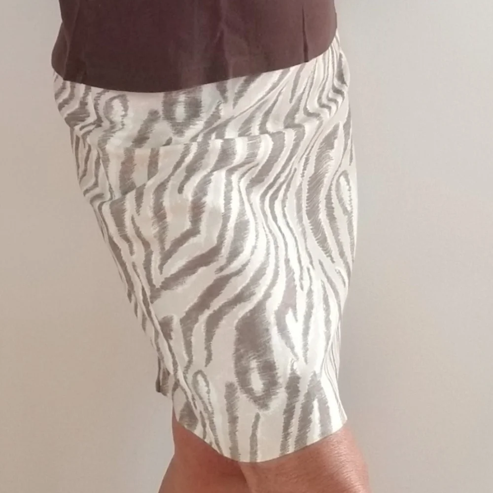 Ann Taylor LOFT Zebra Print Shift Skirt